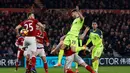 Menghadapi Middlesbrough, Liverpool langsung membuka keunggulan ketika pertandingan berjalan 29 menit. Umpan Nathaniel Clyne dikonversi menjadi gol Adam Lallana. (Action Images via Reuters/Ed Sykes) 