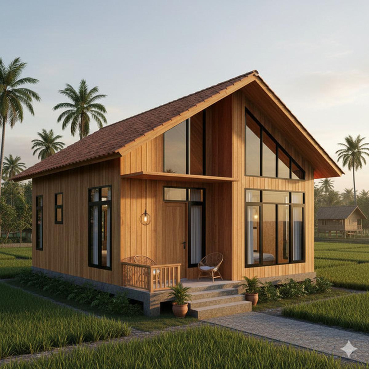 7 Gambar Rumah Minimalis di Kampung, Sederhana tapi Modern dan Bikin Nyaman Keluarga