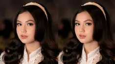 Dalam sebuah pemotretan bertema Ramadhan, Saskia Chadwick tampil menawan dengan makeup flawless yang membuat dirinya semakin bersinar. Dalam pemotretan bersama Rio Motret dan para selebriti lainnya ini sosoknya pun tetap terlihat menonjol. (Liputan6.com/IG/@saskiachadwick_)