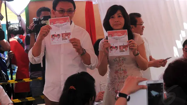 Ahok Pastikan Coblos Nomor 1