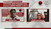 Webinar Nasional Taruna Merah Putih (TMP) dengan tema Percepatan Jaring Pengaman Sosial Menghadapi Pandemi Covid-19, Minggu (19/7/2020) malam. (Ist)