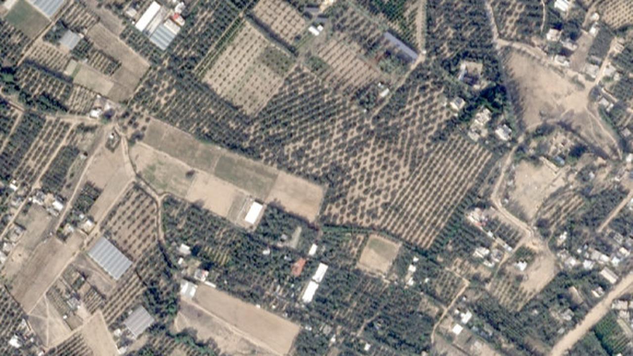 foto satelit gaza