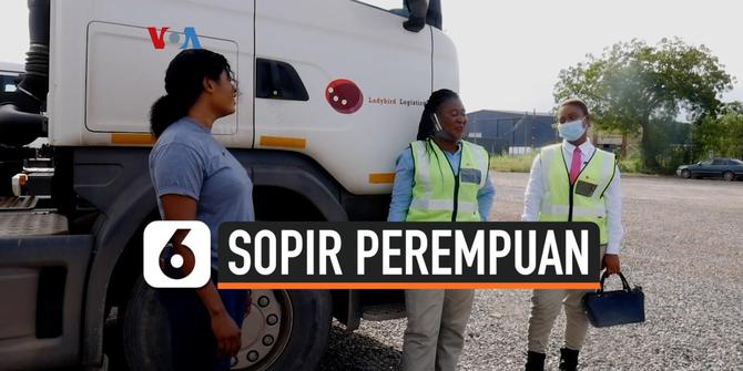 VIDEO: Unik, Perusahaan Angkutan Truk Ini Hanya Pekerjakan Sopir Perempuan