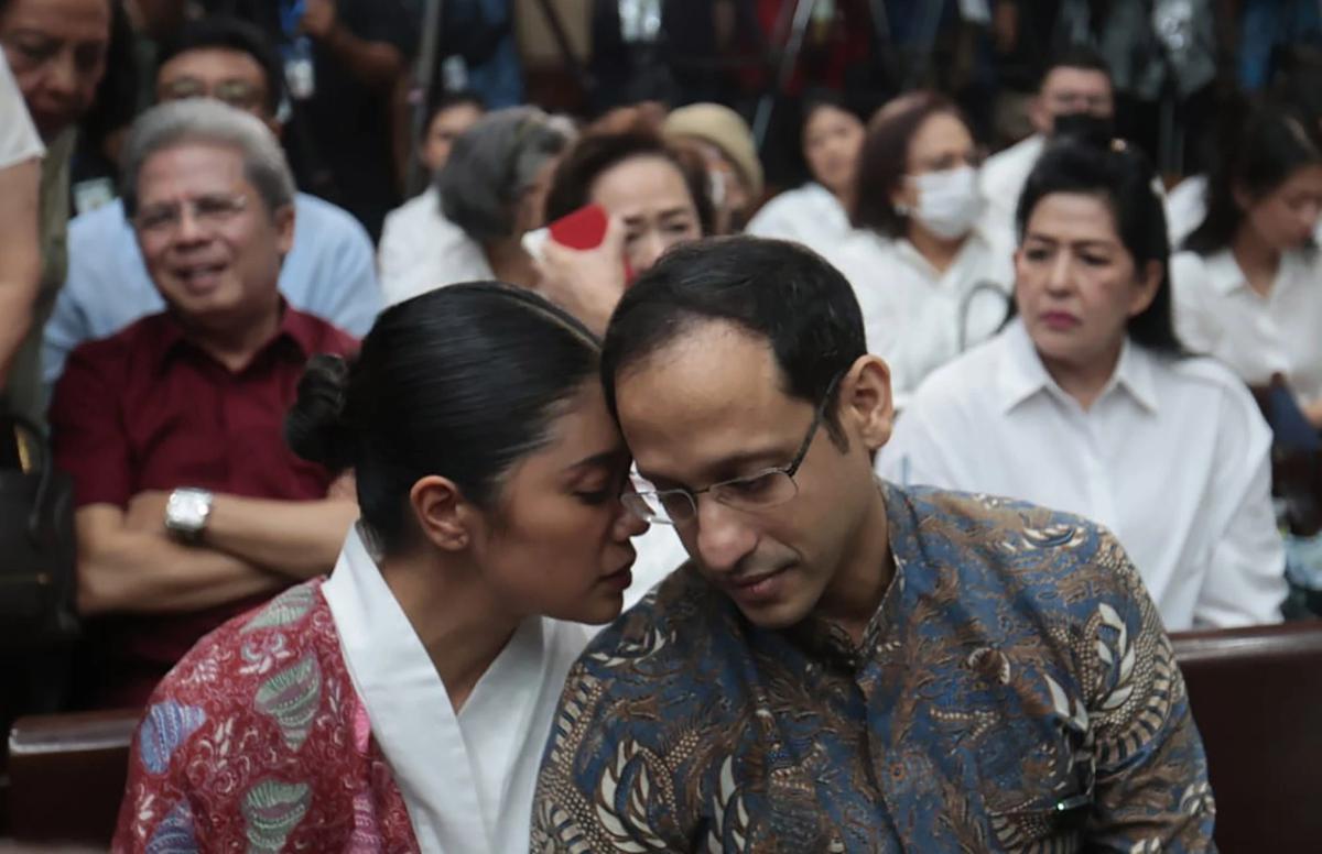 FOTO: Nadiem Makarim Jalani Sidang Vonis Kasus Chromebook