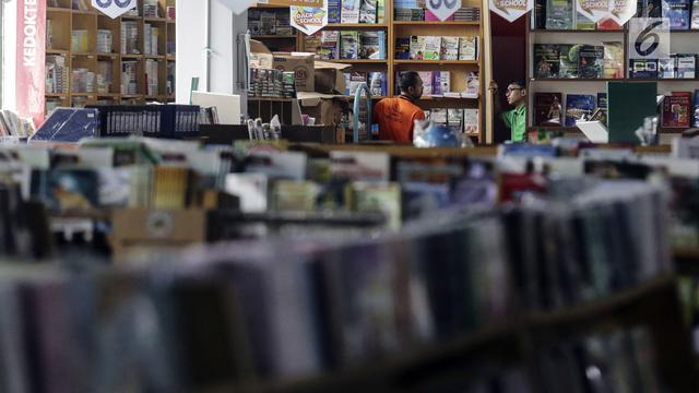 Sepi Pengunjung, Begini Suasana Pasar Buku Jakbook di Kenari