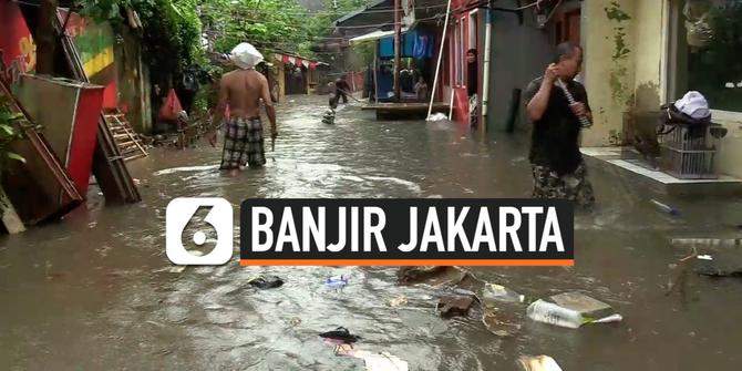 VIDEO: Ratusan Rumah di Kampung Pulo Terendam Banjir