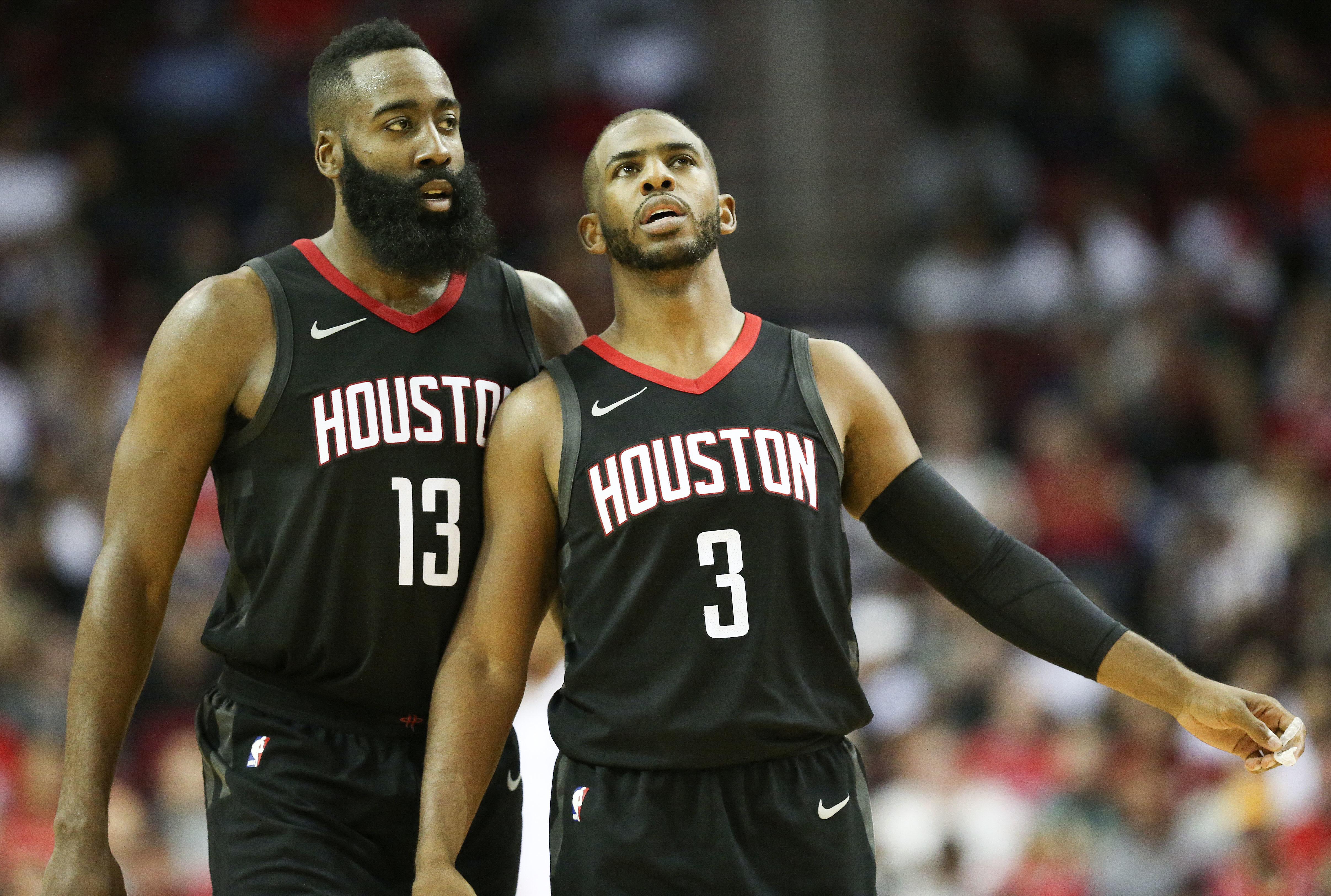 Duet James Harden dan Chris Paul. (AP)