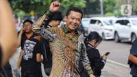 Taufik Hidayat. Mantan pemain bulu tangkis tunggal putra dan peraih medali emas pada Olimpiade Athena 2004. (Liputan6.com/Angga Yuniar)