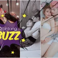 5 gaya seksi Moa Aeim dalam pemotretan maternity bikin pangling.