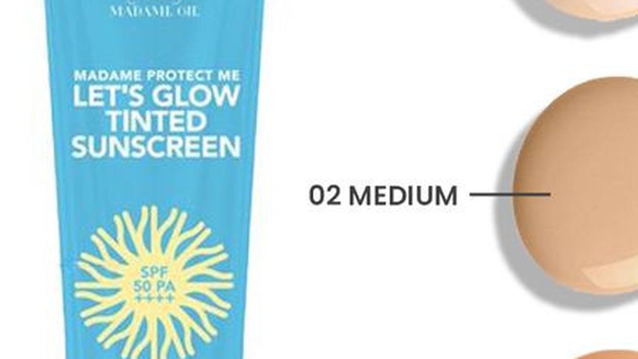 8. Madame Gie Madame Protect Me Let's Glow Tinted Sunscreen SPF 50 PA ++++<br>
