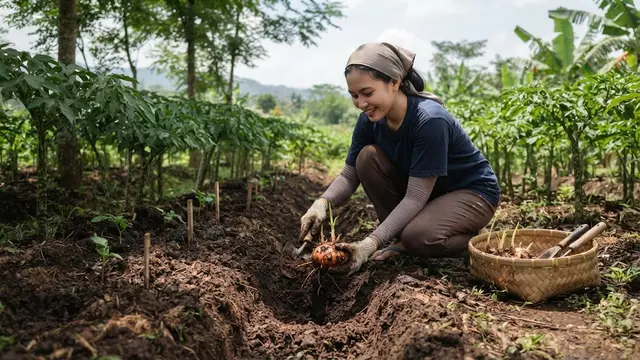 Cara Menanam Porang agar Umbinya Berkembang Besar