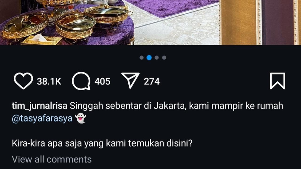 Tasya Farasya membagikan pengalaman mistisnya lewat Instagram pribadi beberapa waktu lalu, mengungkapkan adanya banyak sosok tak kasat mata di rumahnya.<br><br>