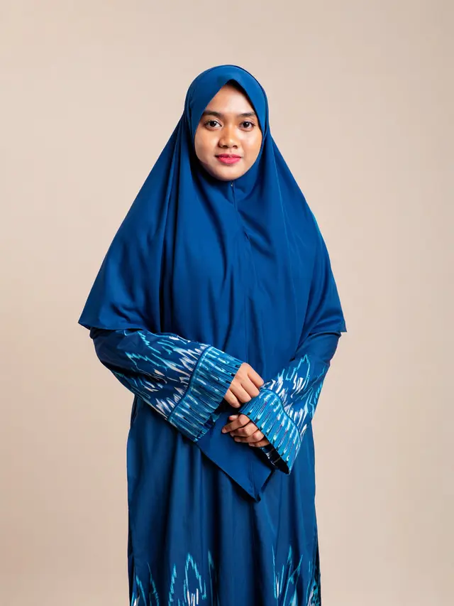Gamis Syar'i Motif Etnik Trendy