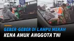 Warganet memuji ketegasan anggota TNI tersebut karena berani menindak pelaku.