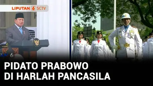 VIDEO: Pidato di Harlah Pancasila, Prabowo: Penyelewengan dan Korupsi Masih Tinggi