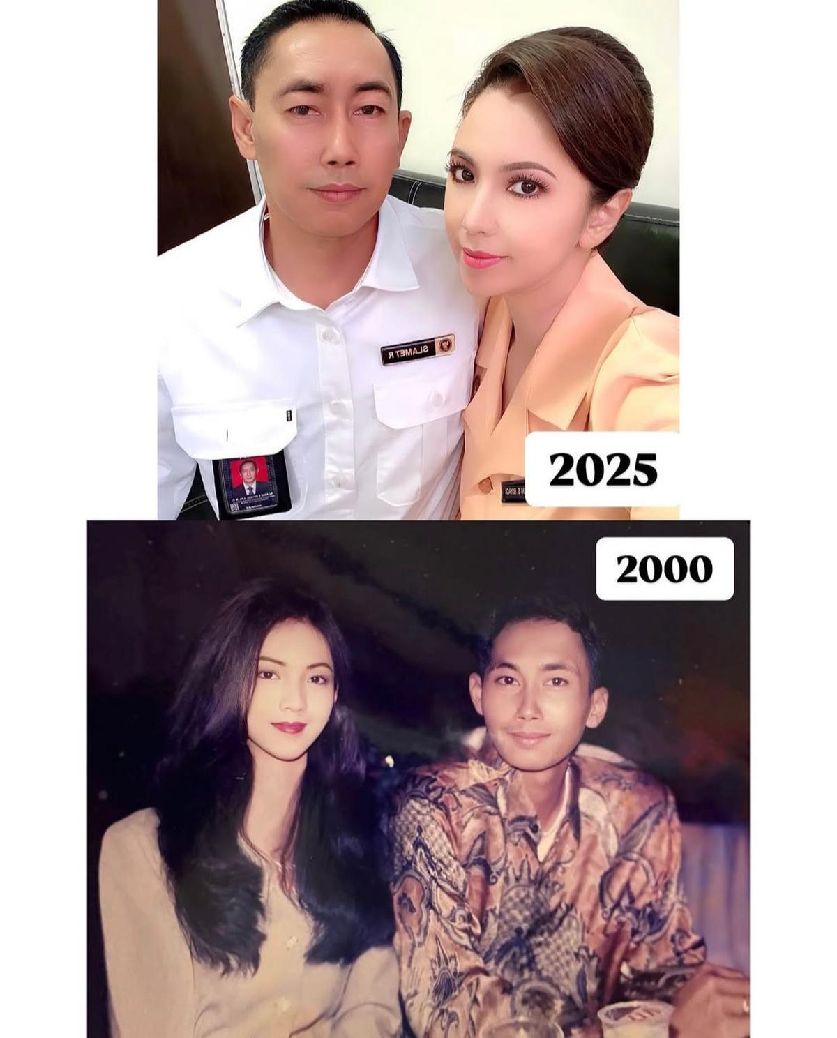Potret Cantik Heni Tania Dampingi Sang Suami Berpangkat Kombes Pol