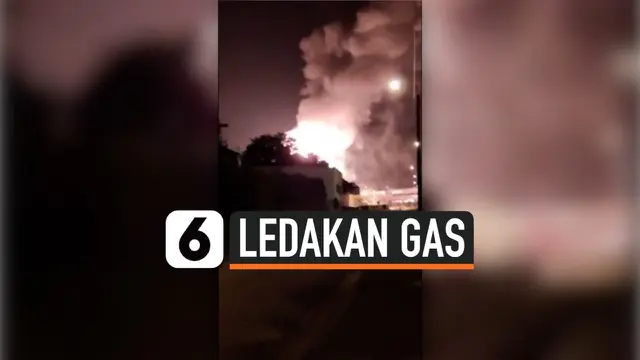 VIDEO: Detik-Detik Stasiun Pengisian Gas Meledak di Prancis