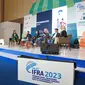 Setelah dibuka dengan berbagai rangkaian acara menarik pada tanggal 25 dan 26 Agustus 2023, The 21st IFRA Business Expo 2023 melanjutkan agenda hari ke-3 dengan berbagai program unggulan. (Dok Dyandra)