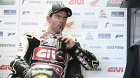 Cal Crutchlow menyelesaikan balapan MotoGP Argentina di posisi ketiga, di belakang Maverick Vinales dan Valentino Rossi. (Motorsport)