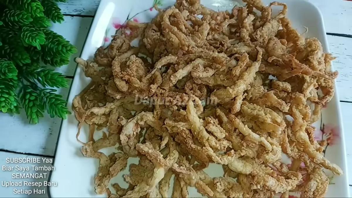 Goreng Jamur Krispi Tanpa Baking Soda, Tetap Renyah dan Tahan Lama
