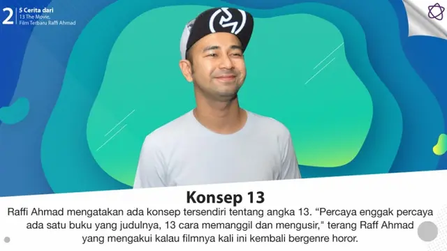[Bintang] 5 Cerita dari 13 The Movie, Film Terbaru Raffi Ahmad