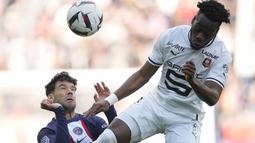 PSG secara mengejutkan dipaksa menyerah dengan skor 0-2 dari Rennes. (AP Photo/Christophe Ena)