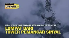 Beredar di media sosial video yang diklaim seorang caleg di Jatim stres dan nekat melompat dari tower pemancar sinyal. Video yang diklaim seorang caleg di Jatim stres dan nekat melompat dari tower pemancar sinyal ternyata tidak benar. Faktanya, pria ...