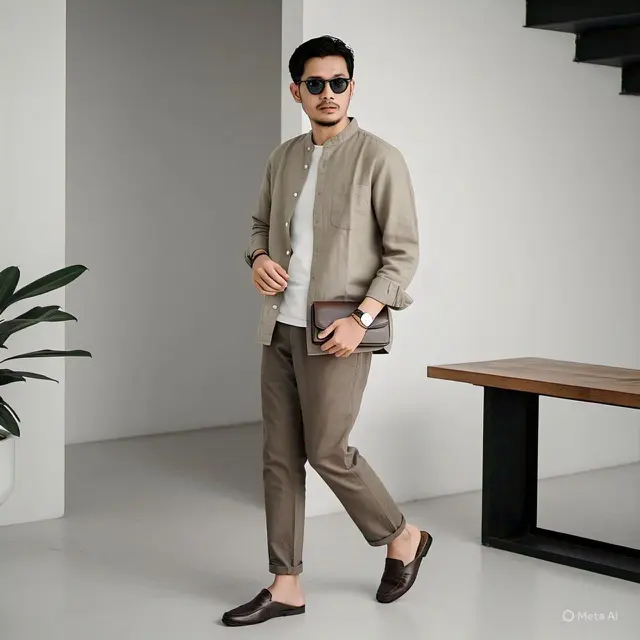 Kemeja Katun Linen: Minimalis dan Elegan