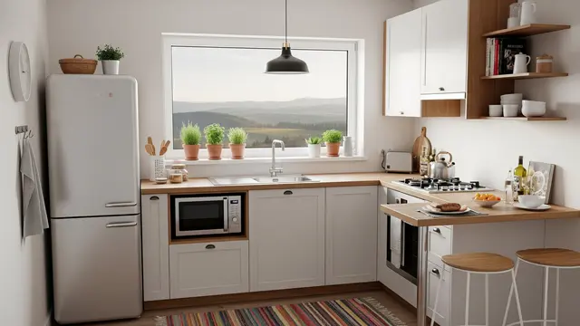 Inspirasi Dapur Mungil di Pojok Rumah yang Tetap Nyaman untuk Memasak/Gemini AI