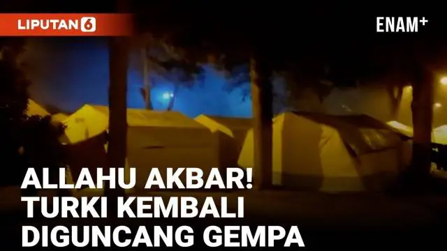 Gempa berkekuatan magnitudo 6,4 mengguncang wilayah Turki. Jurnalis Liputan6.com Andry Haryanto melaporkan kondisi mencekam saat gempa terjadi di tenda-tenda pengungsi di Ataturk Park di Provinsi Kahramanmaras.