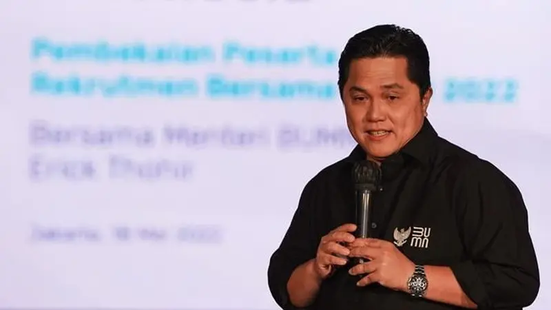 Menteri BUMN Erick Thohir. (Ist)