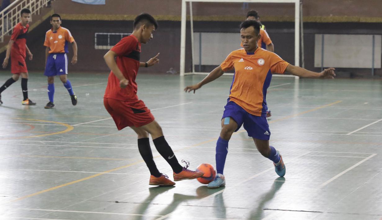 GERKATIN berharap melalui Kejuaraan Futsal Tuna Rungu bisa melahirkan atlet-atlet nasional dari para penyandang tuna rungu. (Bola.com/Vitalis Yogi Trisna)