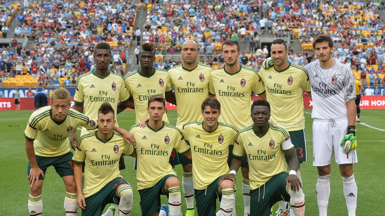 Skuat Milan di Trofeo tim