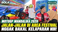 Sembari menunggu sprint race MotoGP Mandalika 2026, yuk jalan-jalan ke area festival Pertamina Grand Prix of Indonesia di sekitar Sirkuit Mandalika, Nusa Tenggara Barat!
Pengunjung bisa menikmati beragam aktivitas, melihat motor balap yang dipamerka...