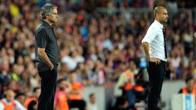 Jose Mourinho dan Pep Guardiola