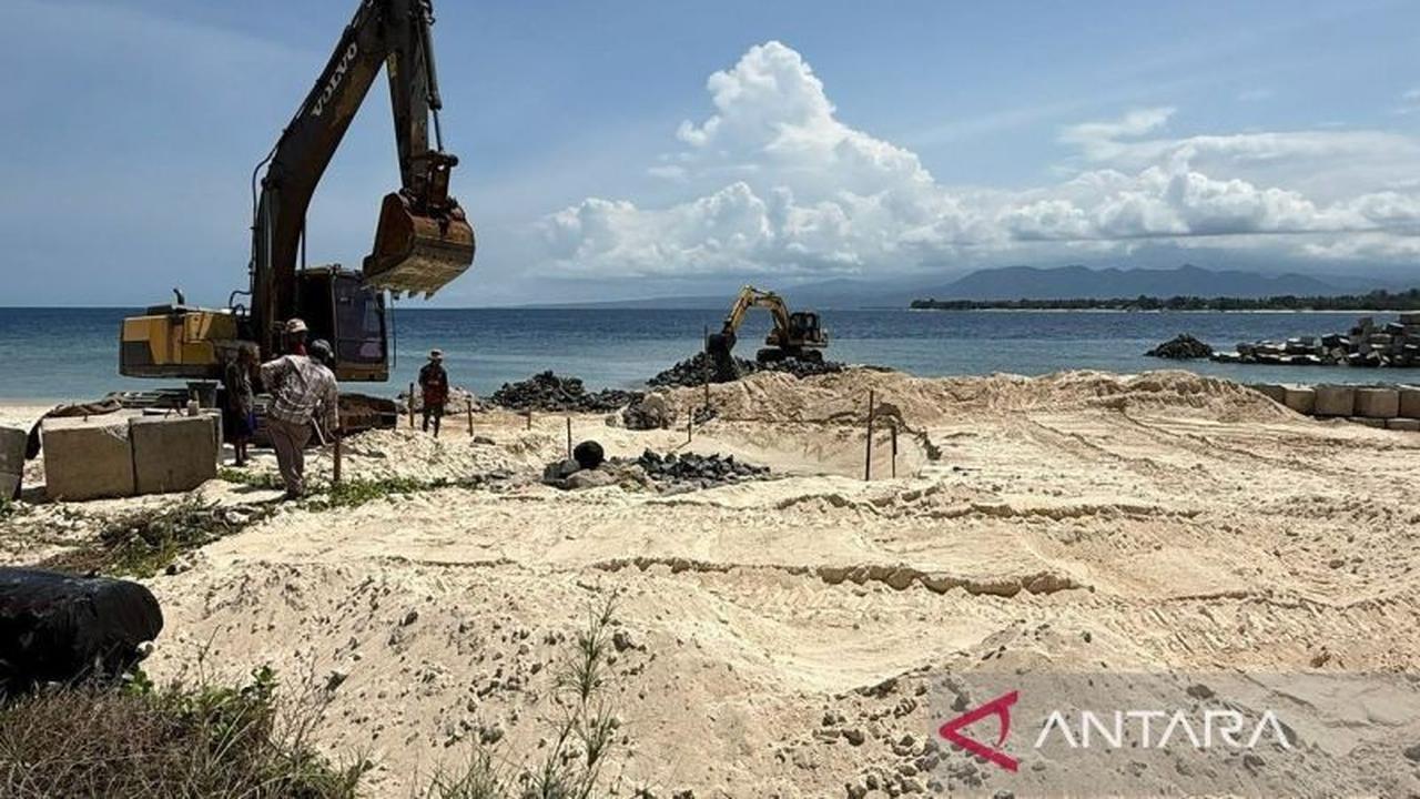 Aktivis Soroti Kerusakan Ekosistem Akibat Proyek Dinding Pantai Gili Meno Senilai Rp70 Miliar