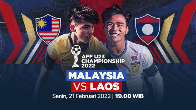 Jadwal & Link Live Streaming Piala AFF U-23 Malam Ini : Malaysia Vs Laos di Vidio