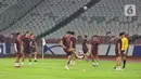 Latihan ini menjadi persiapan akhir timnas China jelang berlaga melawan Indonesia pada lanjutan putaran ketiga Kualifikasi Piala Dunia 2026 zona Asia Grup C. (Liputan6.com/Angga Yuniar)