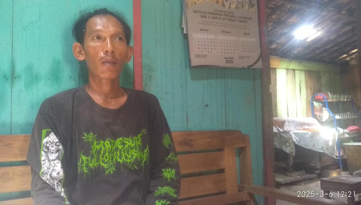 Pencari bekicot korban salah tangkap bernama Kusyanto