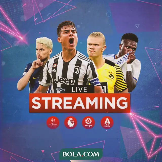 Ilustrasi - Live Streaming Liga Champions, Liga Inggris, Liga Spanyol, Liga Italia