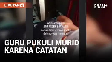 Catatan Tak Lengkap, Murid di Buton Dipukuli Gurunya