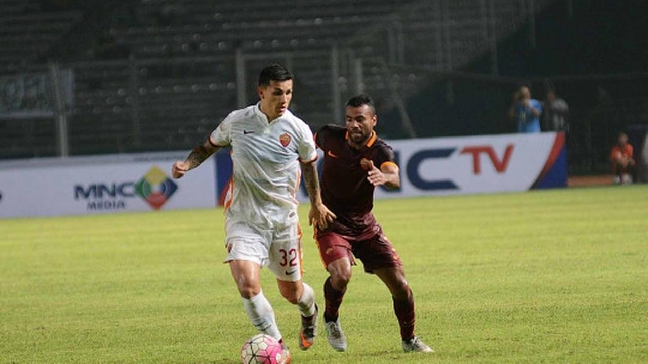 Aksi Totti dkk di laga AS Roma Indonesia Day 2015