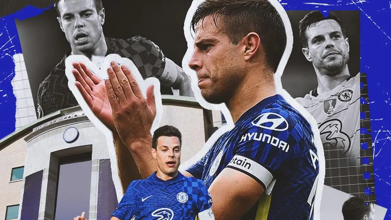 Chelsea - Ilustrasi Cesar Azpilicueta