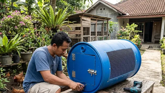 Membuat Pintu Kandang