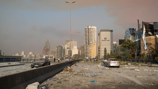 Kondisi di Beirut Lebanon Setelah Ledakan Dahsyat