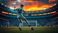 trik tendangan bebas ps3 ©Ilustrasi dibuat AI
