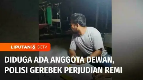 VIDEO: Anggota DPRD Diduga Terlibat Judi! Polisi Gerebek Pasar Aur Jaya