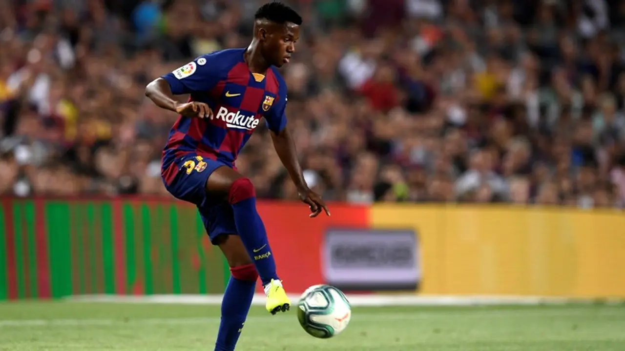 Penyerang muda Barcelona, Ansu Fati.
