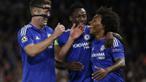 Gol tendangan bebas jarak jauh Willian jadi gol pembuka Chelsea saat bertemu Maccabi Tel Aviv di penyisihan Liga Champions yang berakhir dengan skor 4-0, Rabu (16/9/2015).