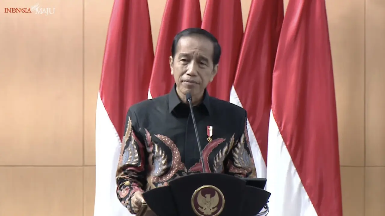 Presiden Jokowi Saat Pembukaan Rakornas Pengawasan Intern Pemerintah
